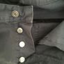 navy asos button fly pants new Image 3