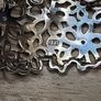 Vintage Sterling Silver 925 Floral Cuff Bracelet - 28.98g Image 4