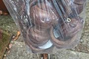wooden curtain pole