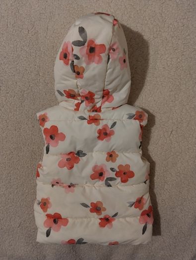 Fleece Lined Hooded Gilet Jacket