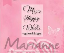 ELINE'S CHRISTMAS Die & Stamp set by Marianne Designs Collectables