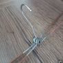 set of 2 folding cloth covered travel  hangers Image 7