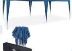 3 x 6 m Pop-Up Blue Gazebo Water-Repellent Includes Bag UV Protection