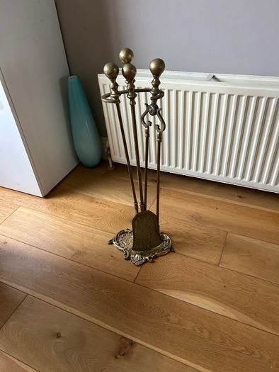 Vintage Brass Companion Set