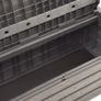 Garden Storage Bench 132.5 cm Plastic Anthracite Image 4