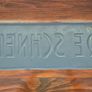 Original Vintage French Biere Schneider Metal Advertising Sign c1930s to 50s Image 2