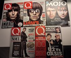 Oasis, Liam & Noel Gallagher x 5 magazine Joblot. 5e per mag. 20e for the 5 mags.