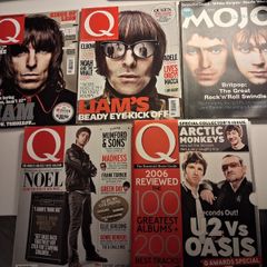 Oasis, Liam & Noel Gallagher x 5 magazine Joblot. 5e per mag. 20e for the 5 mags.