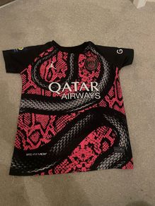 PSG Pink and Black Jersey