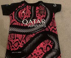 PSG Pink and Black Jersey