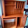 Cherrywood style Office Desk with Detachable Top Image 7