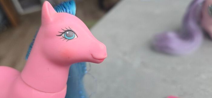 Happy Hugs Sweet Kisses Sister Ponies HTF MLP G1 My Little Pony