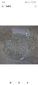 Vintage cut glass pitcher
