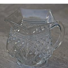 Vintage cut glass pitcher