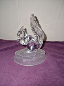 Crystal Squirrel statue