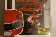 Signed pop figure Red Ranger
