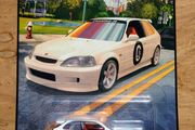 Hot Wheels Premium '99 Honda Civic Type R EK9