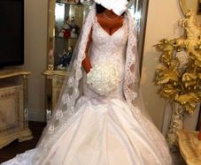 Mermaid lace wedding dress