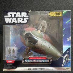 Star Wars Micro Galaxy Squadron Boba Fetts Starship Boxed Slave 1