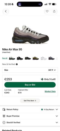Nike Air Max 95 Unearthed