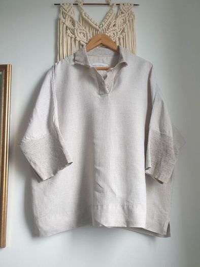 Annette Gortz Linen Blouse Size Large