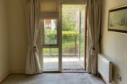 Large pair of fleece interlined curtains