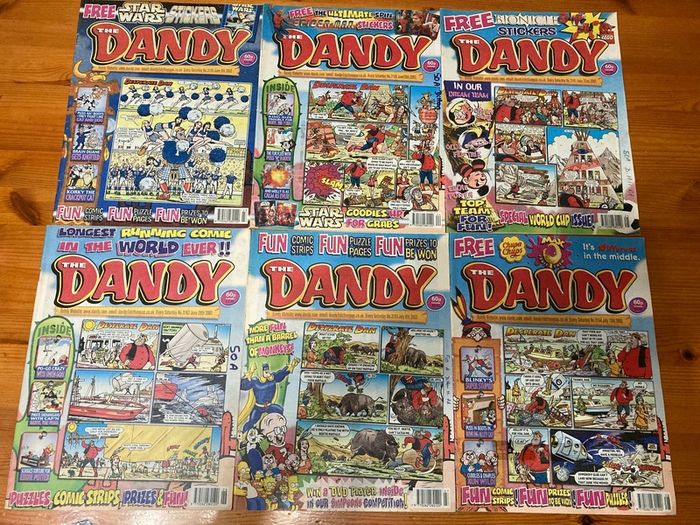 Comics: 'The Dandy' 2001,2002 and 2003 (61 numbers)