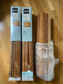 New Natural Bamboo Roller Blinds 60x160 cm  +  one used