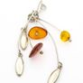 925 Silver & Natural Baltic Amber Pendant Image 2