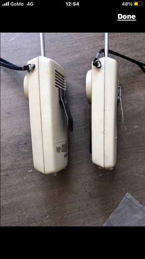 vintage walkie talkies