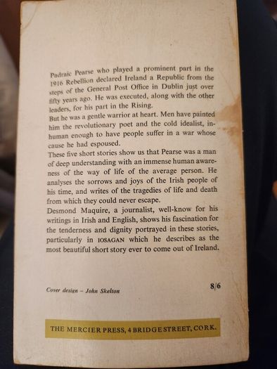 Padraic Pearse. The Short Stories Of Padraic Pearse. A Dual Language Book. By Desmond Maguire. First Edition Paperback In Good Condition.