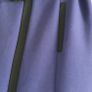 M&S A-line cobalt skirt with belt Sz 6 UK Image 3