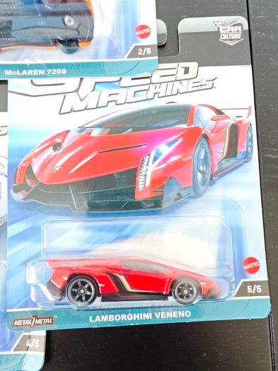 Hot Wheels Premium Speed Machines set of 5, new.