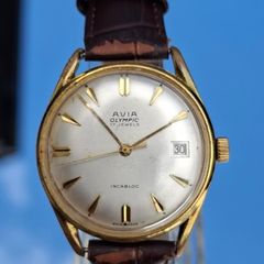 Vintage SWISS Watch AVIA Olympic 17 Jewels Working