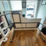 Desk -ikea curved Image 3