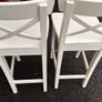Pair of IKEA INGOLF White Bar Stools Image 9