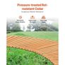 7 ft L x 17 in W Curved Wooden Garden Pathway Roll Out Garden Walkway Image 6