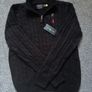 Black Ralph Lauren Cable Knit Quarter Zip Image 2