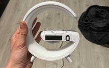 Wireless charger with a clock