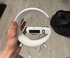 Wireless charger with a clock