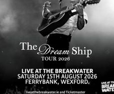 2 x Cian Ducrot tickets live at the breakwater Wexford 15th August fifty euros each