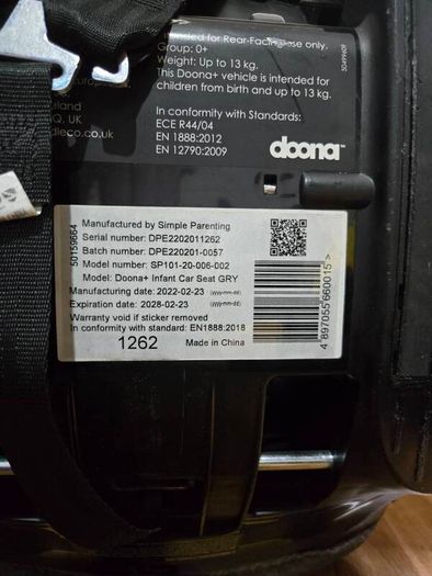 Doona+ Car Seat and Buggy Bundle - Ultimate Travel System