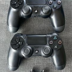 PS4 Controller - DualShock 4 V1 Upgraded with TMR HallEffect Joysticks K-Silver J13 PRO+