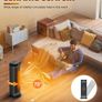 FREE 3 DAY SHIPPING 2000W Electric Heater Energy Efficient, Electric Fan Heater with 3 Modes, Low Energy ECO Mode, Ambient Temperature Display Image 4