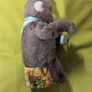 VINTAGE Wind Up Drinking Monkey Toy Image 4