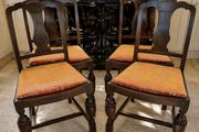 Beautiful Antique Teak Chairs x 4