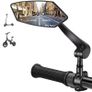 360 Rotatable Bicycle Rearview Mirror Adjustable Wide Angle Handlebar Mirror for MTB E-Bike Motorcycle Safety Accessory Image 2
