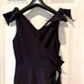 NWT AWear Black Bow-Detail Cocktail Dress Image 2