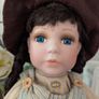 antique porcelain country girl Image 2