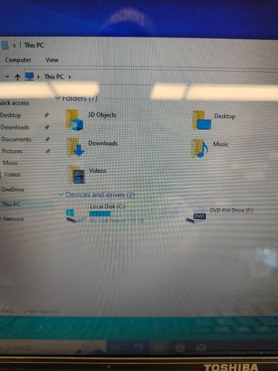 Toshiba Satellite C850D Laptop AMD E1-1200 1.40GHz 8GB RAM 128GB SD Windows 10 Pro HDMI